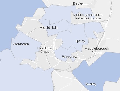 Map Of Redditch And Surrounding Areas Coronavirus Map Shows New Cases In Redditch | Redditch Advertiser